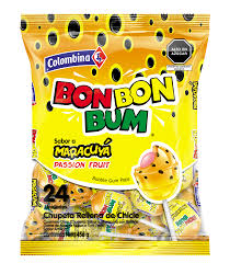 Chupete Bon Bon Bum Maracuya 24 Und