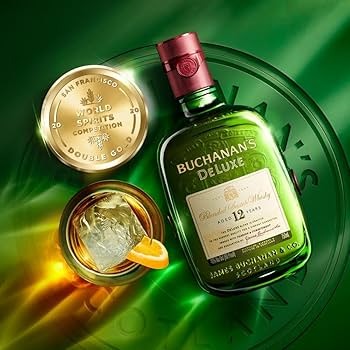 Buchanan’s DeLuxe 12 Años – Whisky Escocés Premium 1L
