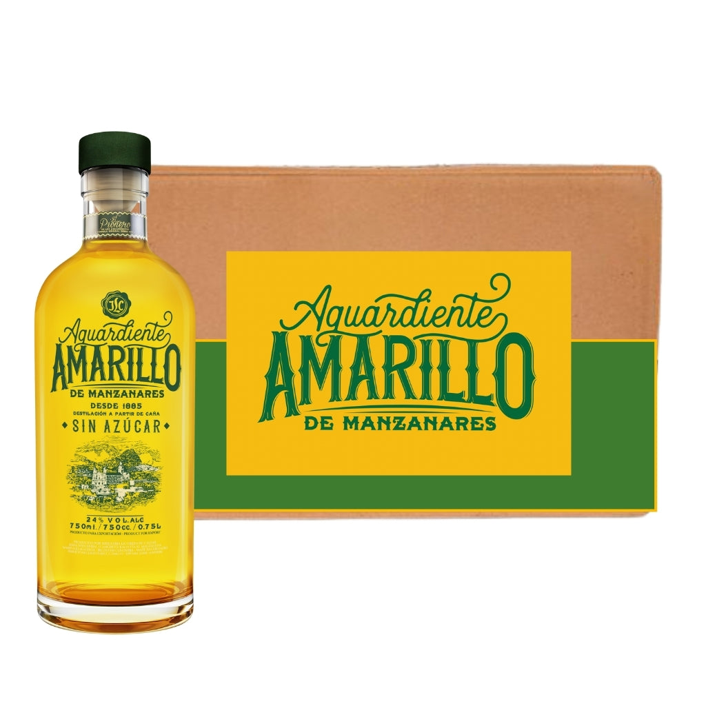 Aguardiente Amarillo de Manzanares Sin Azúcar – 700 ml