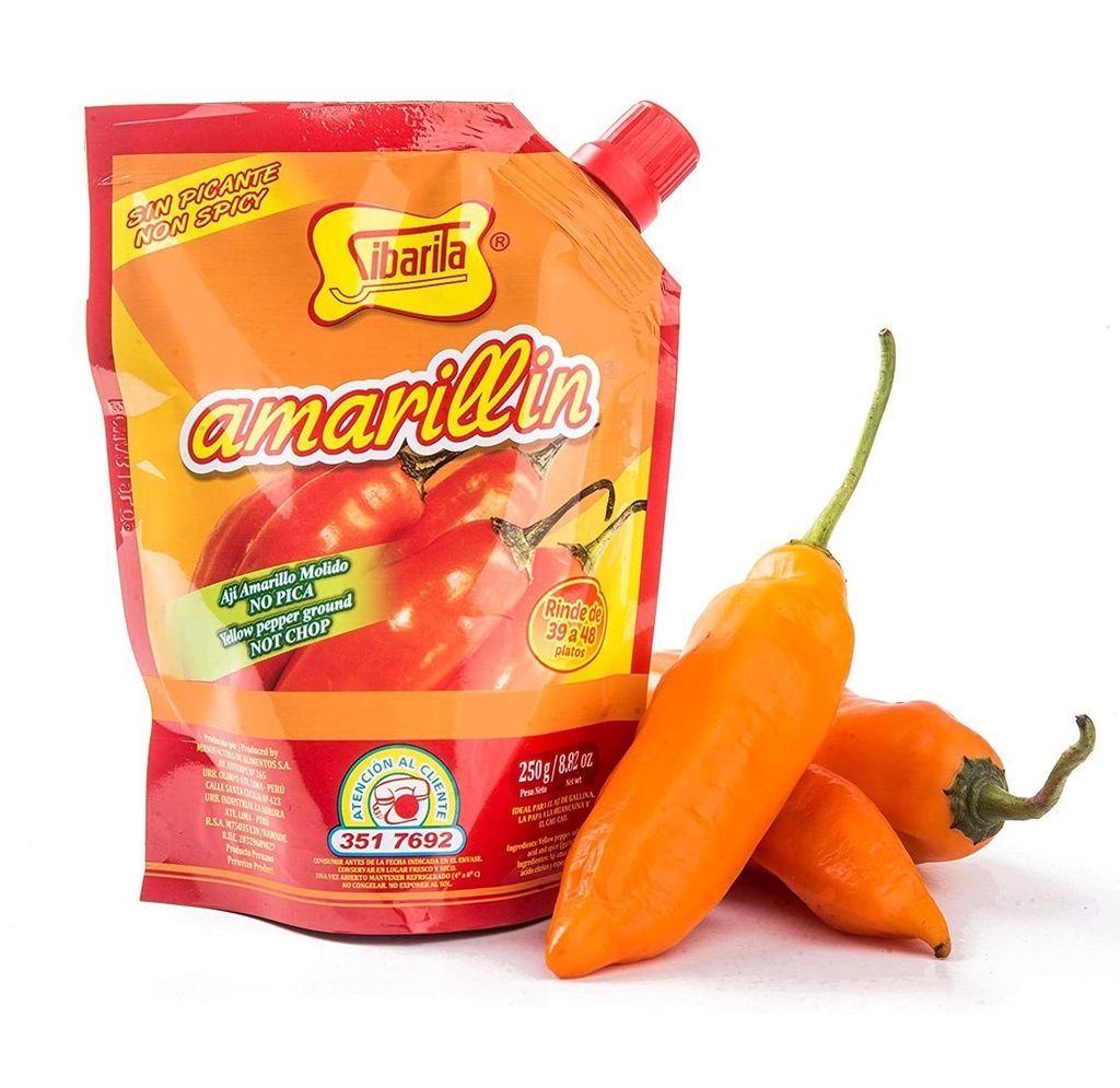 Pasta De Aji Amarillo Sin Picante Sibarita 250G