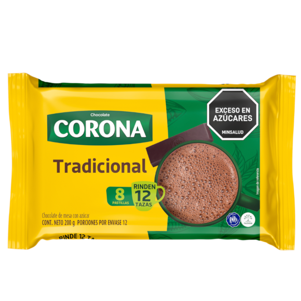 CHOCOLATE CORONA TRADICIONAL 200gr