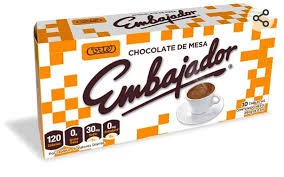 Chocolate Embajador 10 Tabletas
