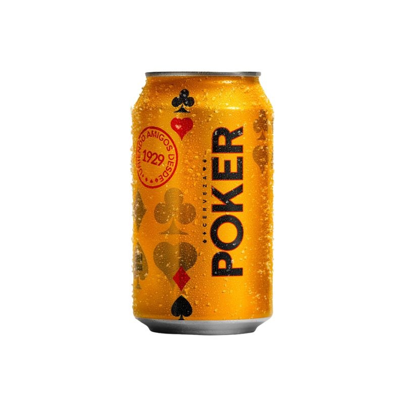 Cerveza Poker Lata 330ml