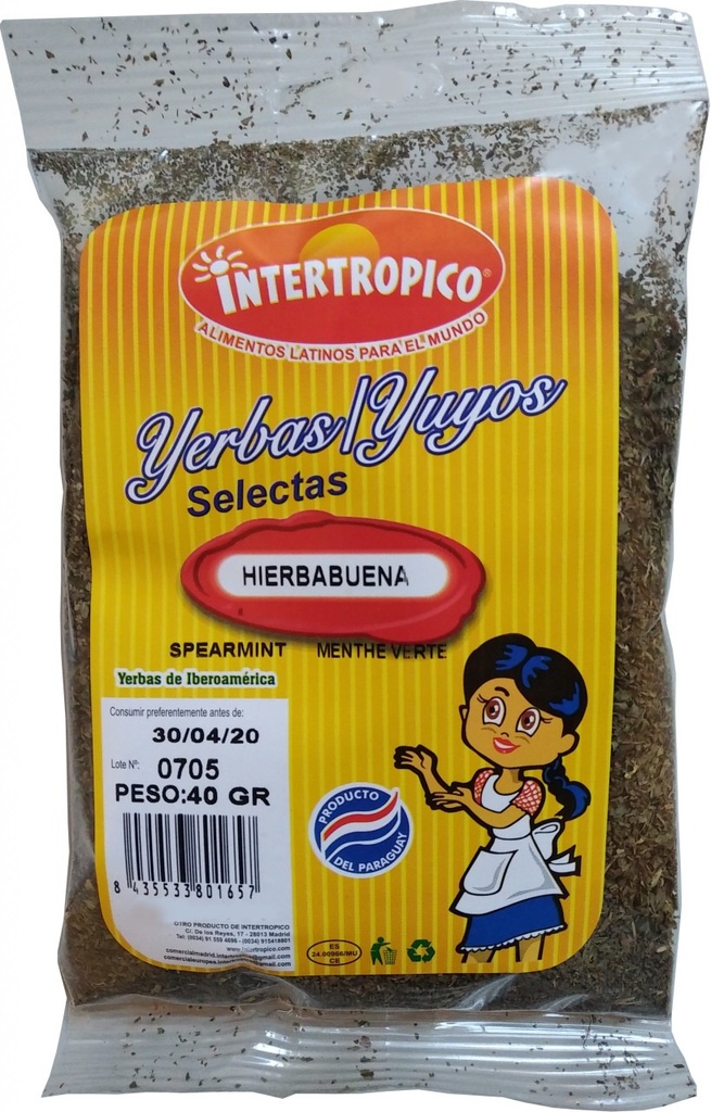 Hierbabuena Intertropico 40g