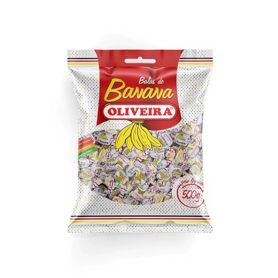 Bala De Banana Oliveira 500G