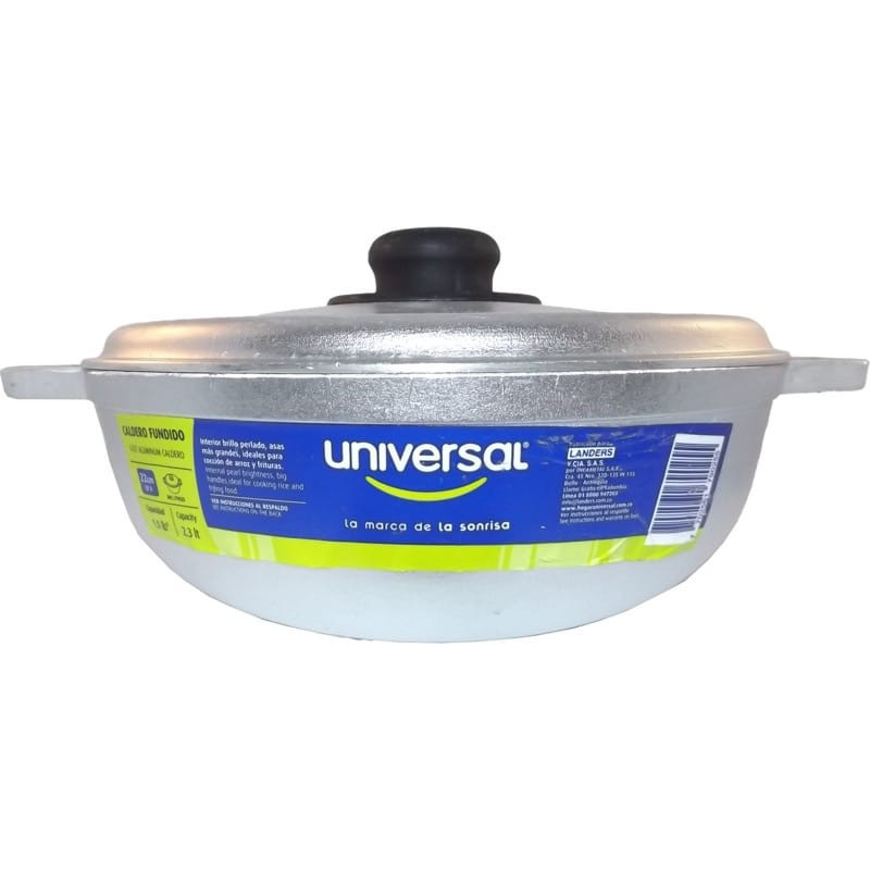 Caldero Fundido Aluminio 22cm Universal 