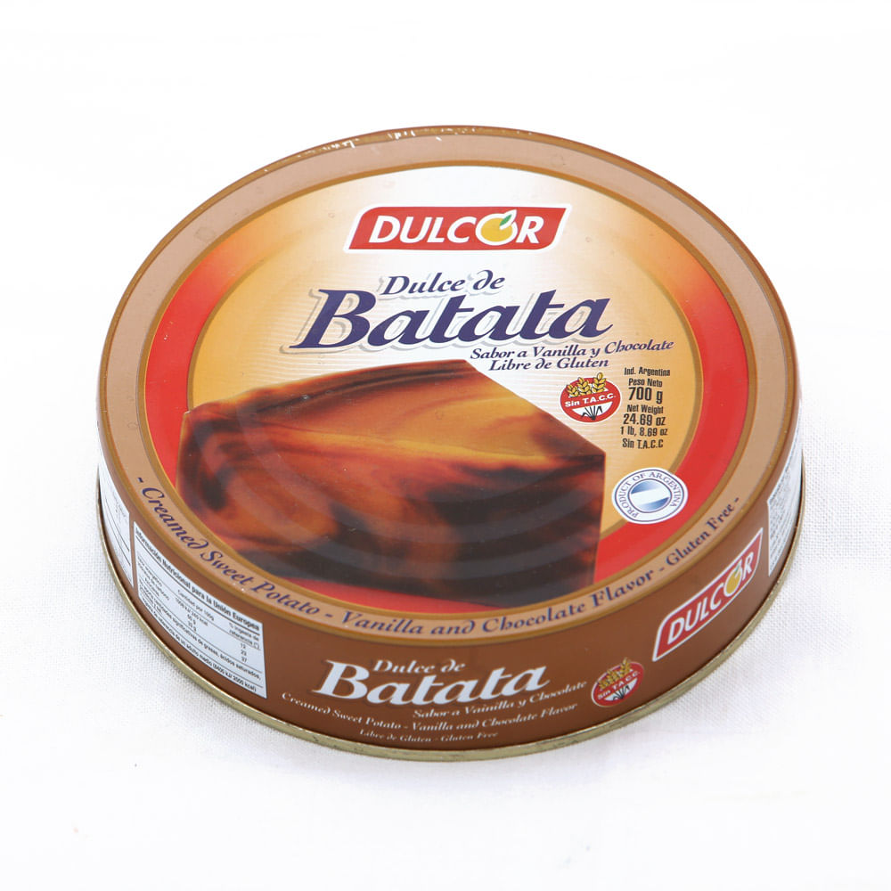 Dulce De batata A La Vainilla Y Chocolate 700 gr Dulcor