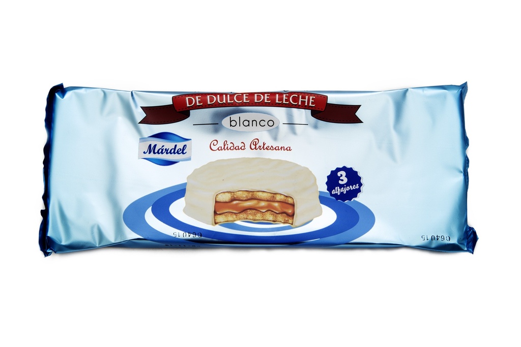 Alfajores Mardel Blanco 3Und