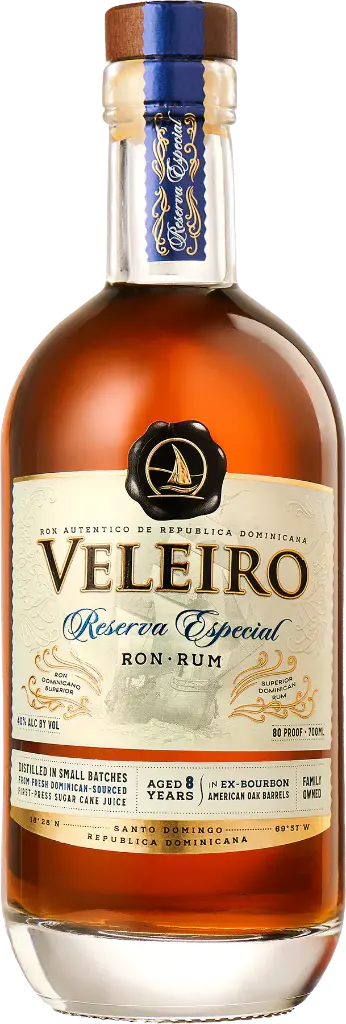 Ron Veleiro Reserva Especial 70Ml (Republica Dominicana)