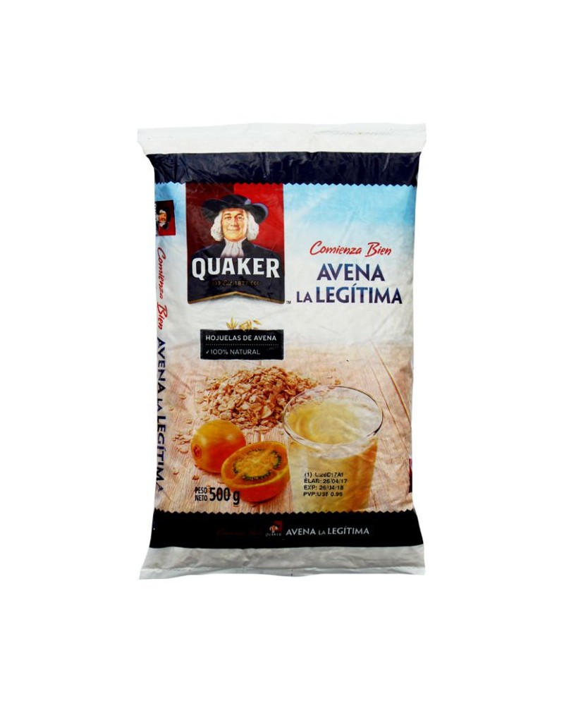 Quaker Hojuelas De Avena La Legitima 500g
