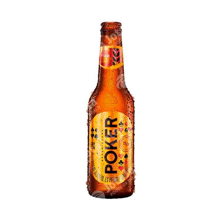 Cerveza Poker Lager 330ml