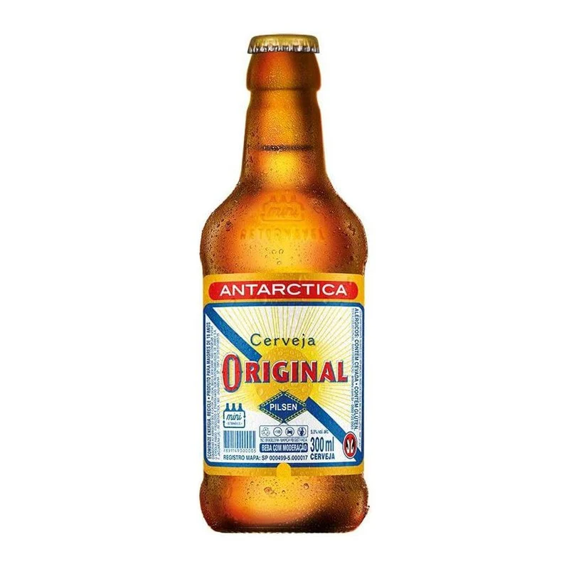 Cerveja Antarctica Original Vidrio 300ml