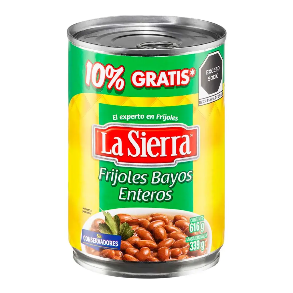 La Sierra Frijoles Bayos Entero 560g