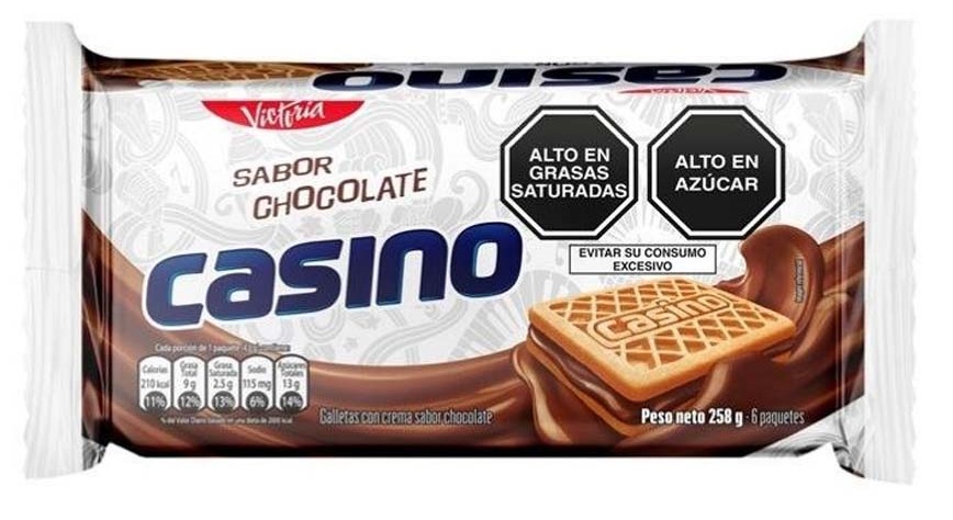 Casino Galletas Chocolate 258g x6 Paquetes