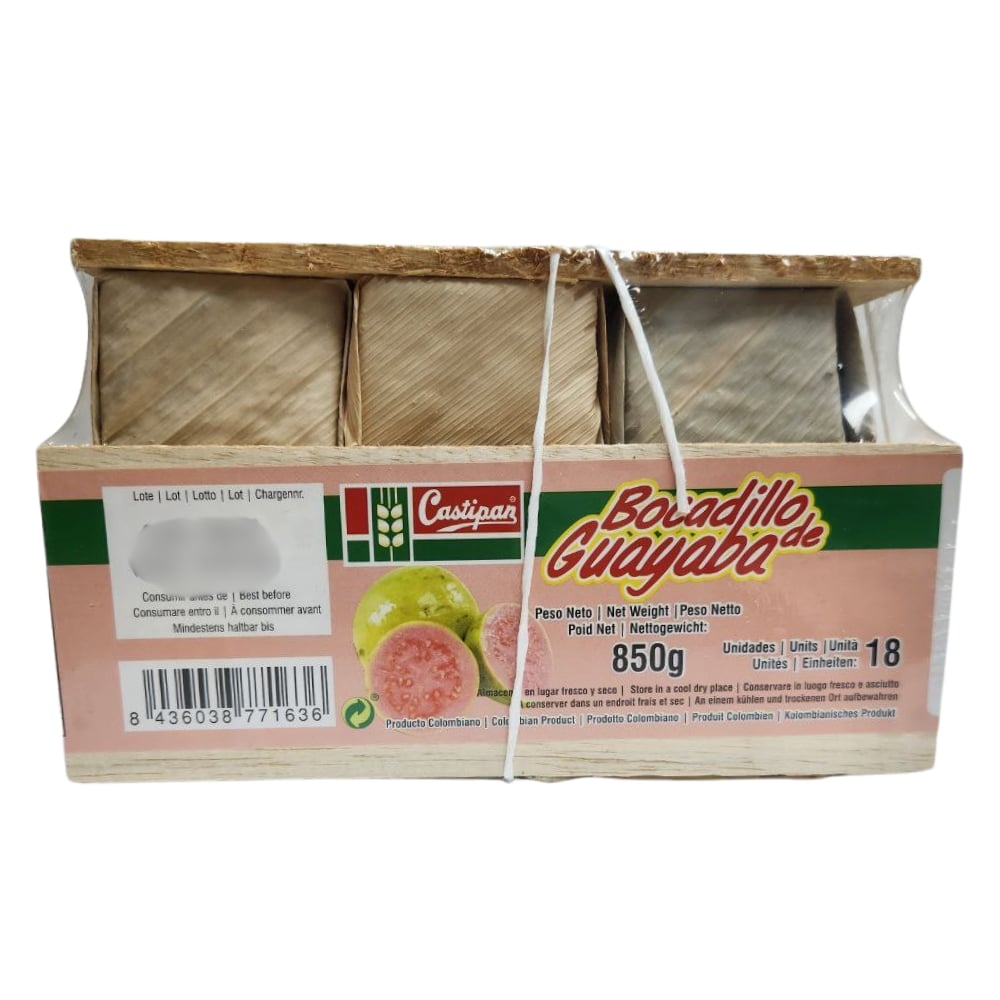 Bocadillo De Guayaba  850g 18 Und Castipan