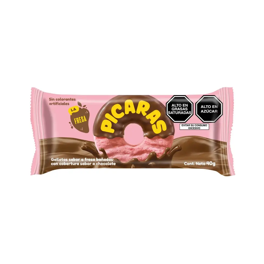 Picaras De Fresa 38gr x 6 228gr