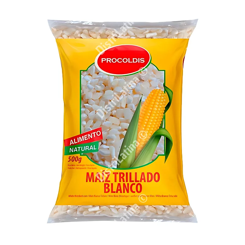 Maiz Trillado Blanco 500gr Morocho Procoldis