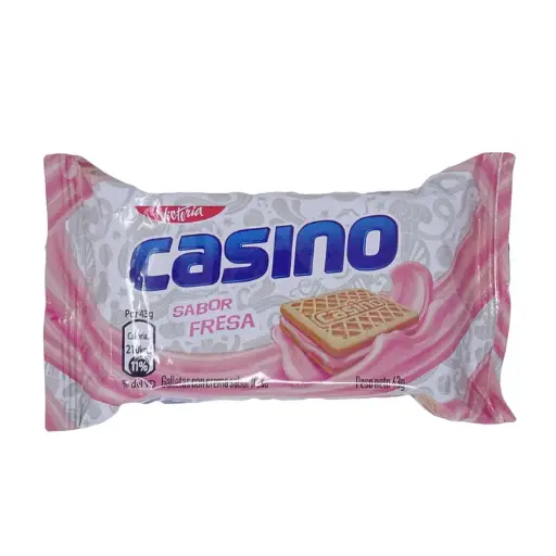 [52672] Galletas Casino Fresa 43G