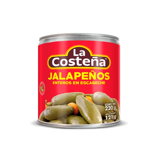 [05000] Jalapeños Enteros Bote 220gr La Costeña