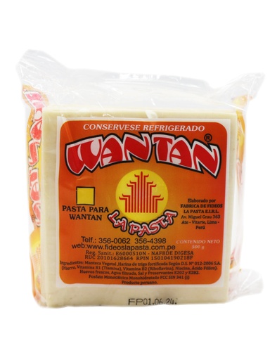 Wantan Peruano 500Gr