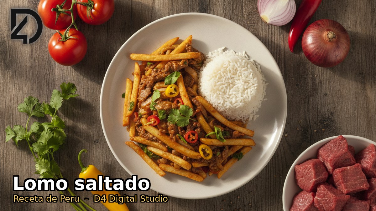 Lomo saltado - receta de Peru