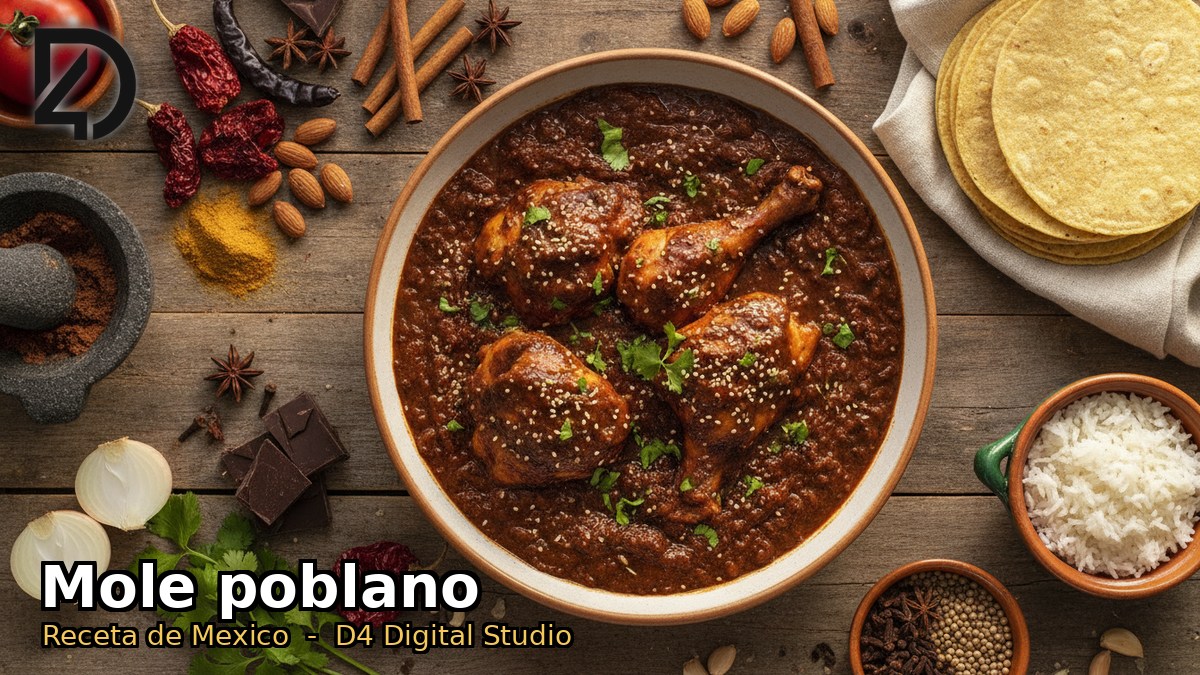 Mole poblano - receta de Mexico