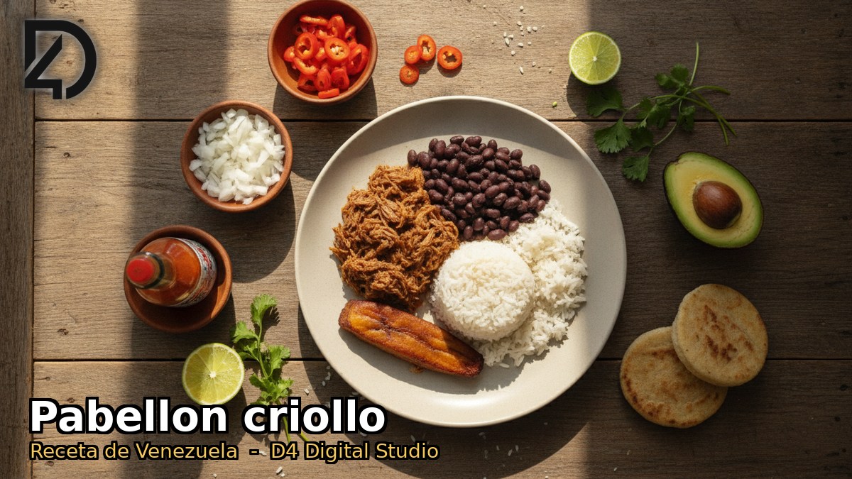 Pabellon criollo - receta de Venezuela