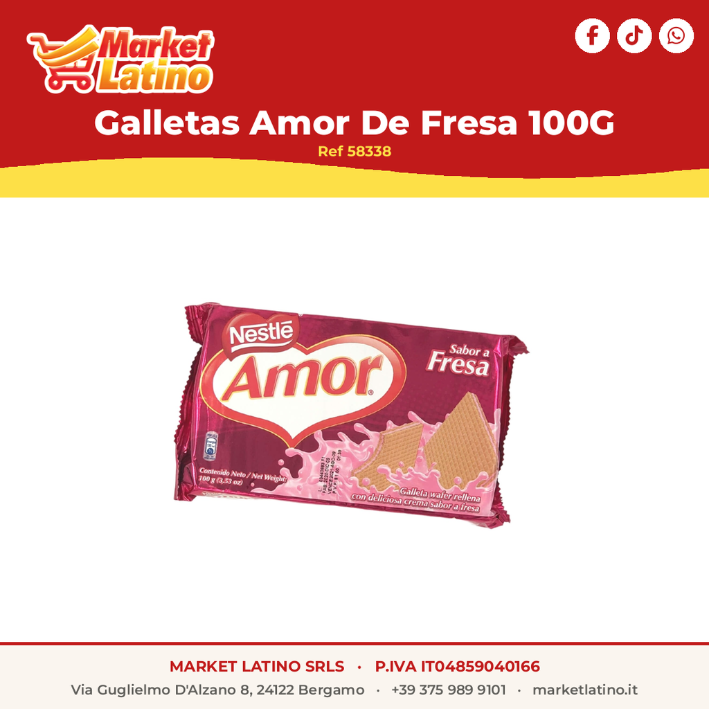 Biscotti Amore Di Fragola 100G
