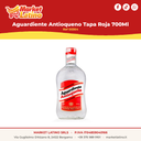Aguardiente Antioqueno Tapa Rossa 700Ml