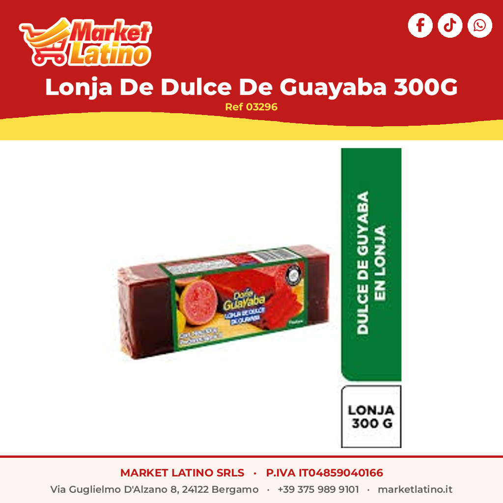 Lonja Di Dolce Di Guayaba 300G