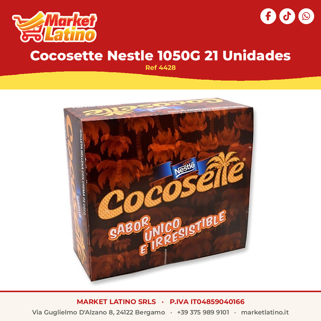 Cocosette Nestle 1050G 21 Unidades