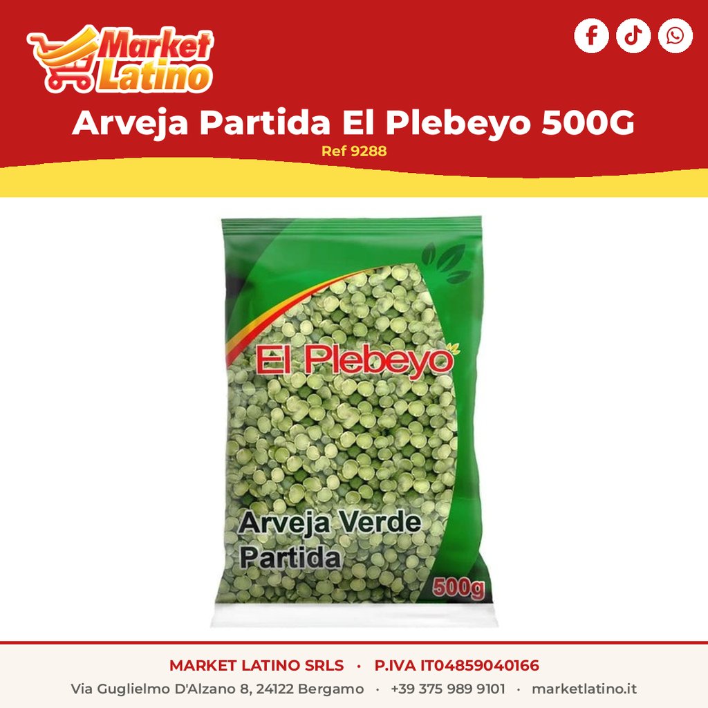 Arveja Partida El Plebeyo 500G