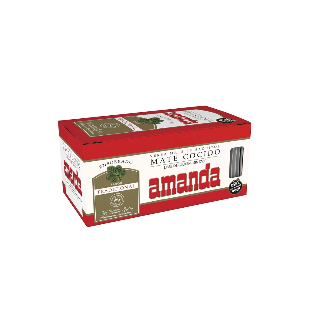 Yerba Mate Amanda 25 Saquitos