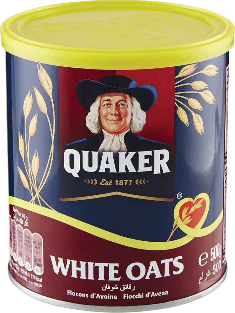 Quaker White Oats En Tarro 500g