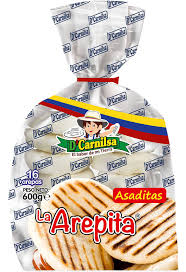 Arepa Maiz Blanca D'carnilsa 800g 6 Und