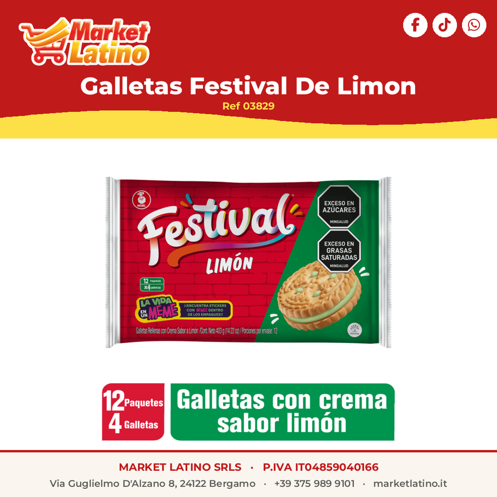 Galletas Festival De Limon 403G