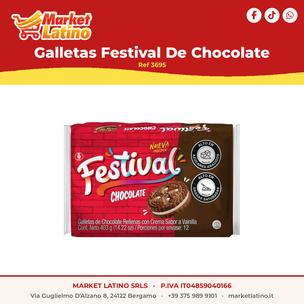 Galletas Festival De Chocolate 403G
