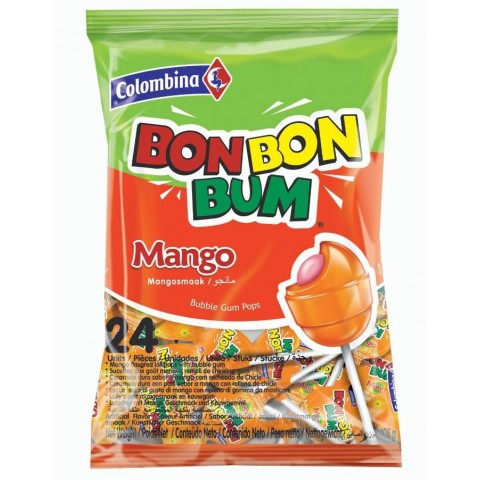 Bon Bon Bum Mango 24 Unidades 408Gr