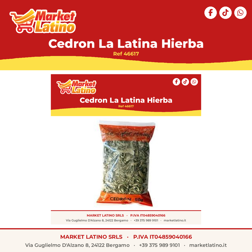 Cedron La Latina 50 g – Hierba Natural para Infusiones