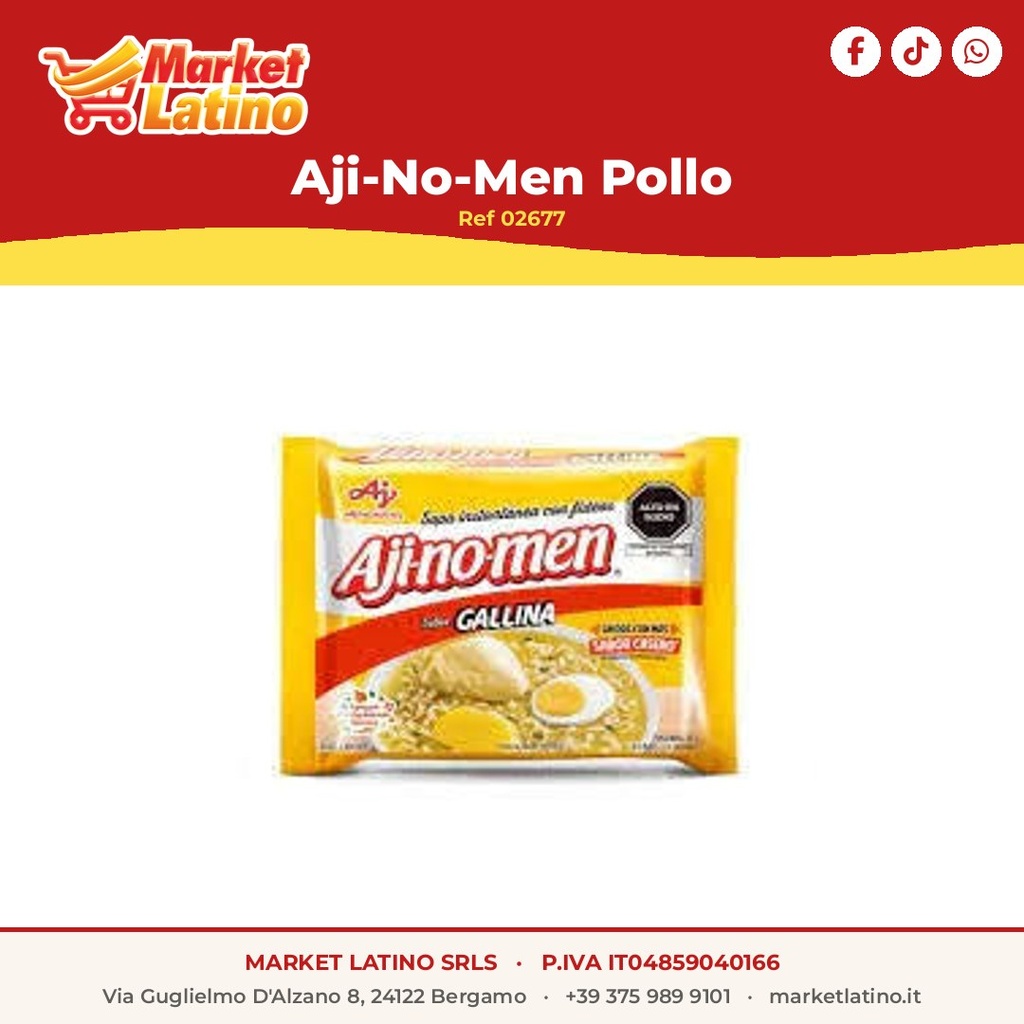 Ají-no-men Sabor Pollo – 80 g