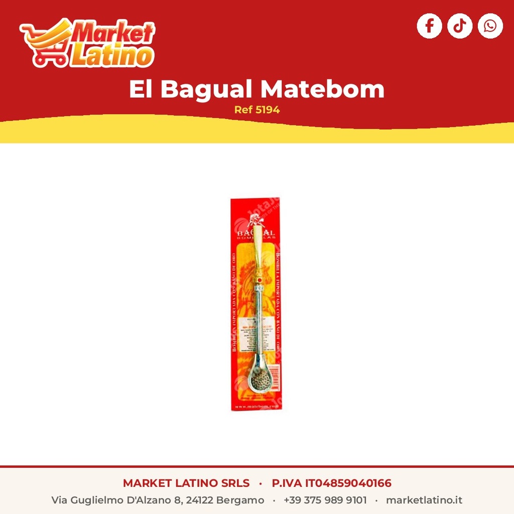 Bombilla Mate Curva "Bagual"