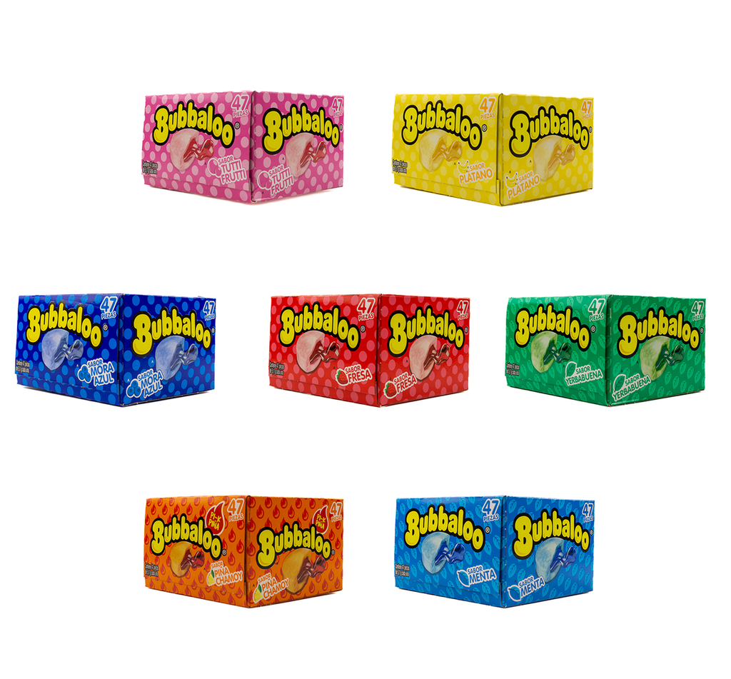 Bubbaloo Chicle Todos Sbores 3x1$
