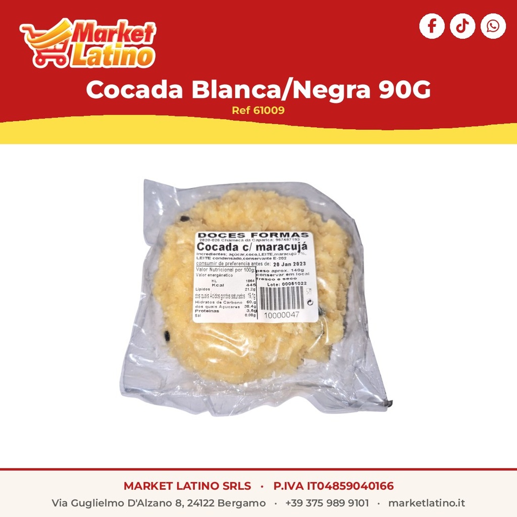 Cocada Bianca/Nera 90G