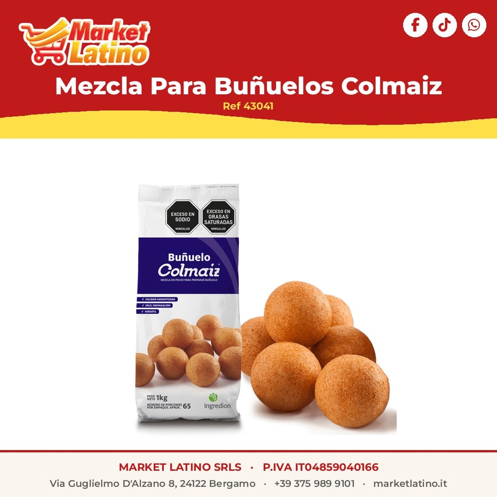 Miscela per Buñuelos con Mais