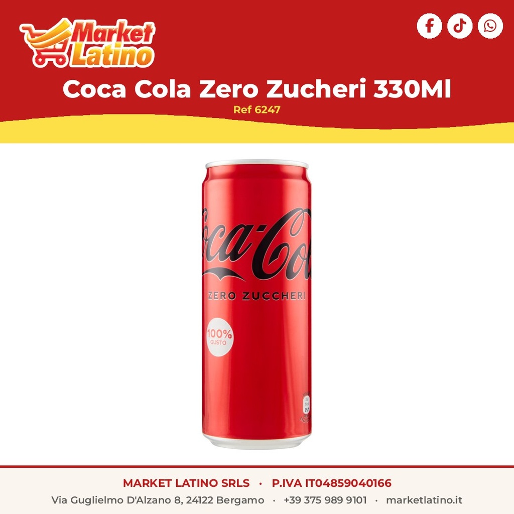 Coca Cola Zero Zucheri 330Ml