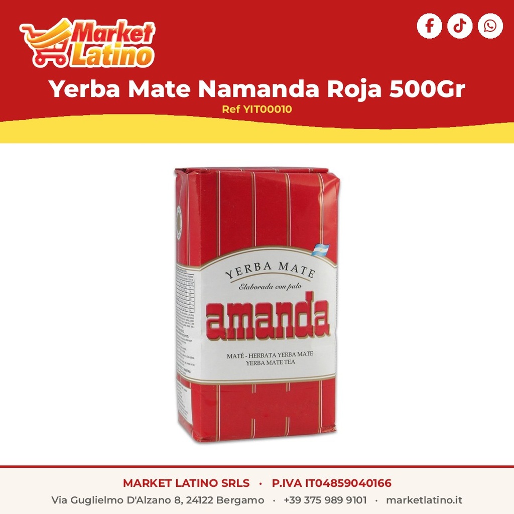 Yerba Mate Namanda Rossa 500Gr