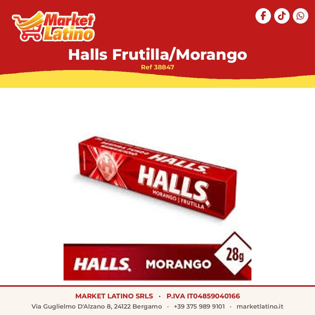 Halls Frutilla/Morango