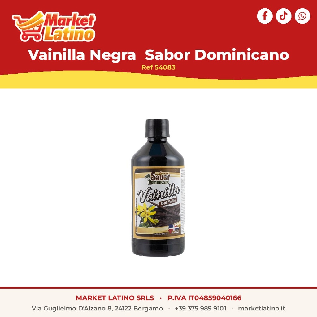 Vaniglia Nera Sapore Dominicano