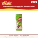Sazon Criollo Ranchero Senza Pepe 270g
