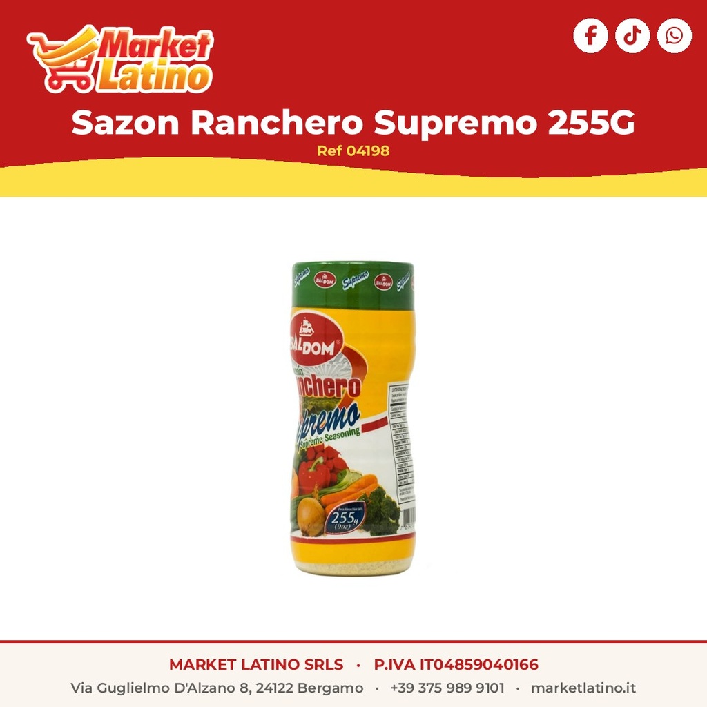 Sazón Ranchero Supremo Baldom – 255 g